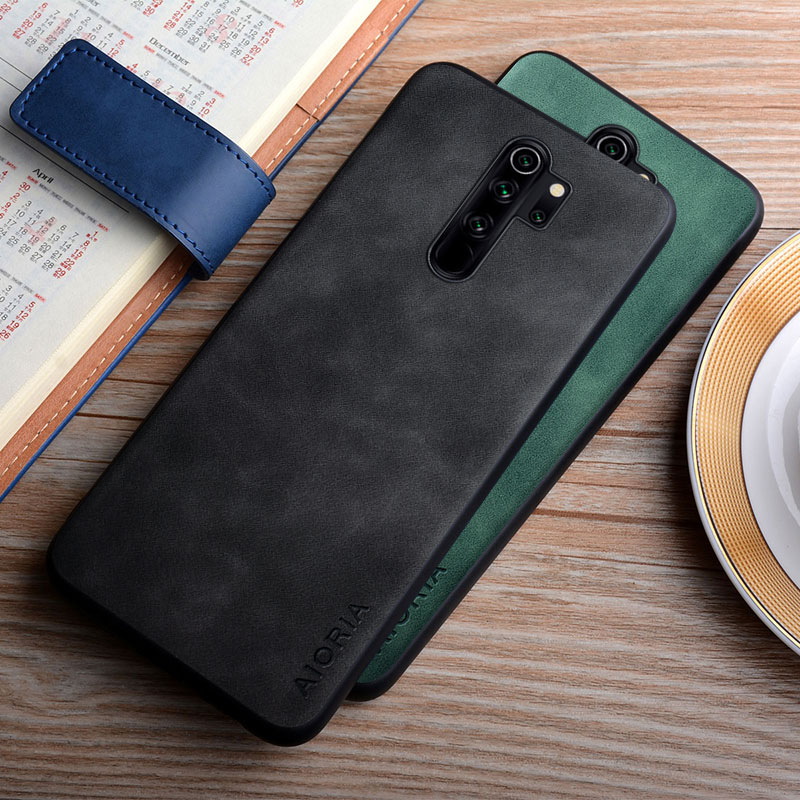 Leather Case For Redmi Note 8 Pro 8 8T coque fingerprint proof durable matte cover for redmi note 8 case funda