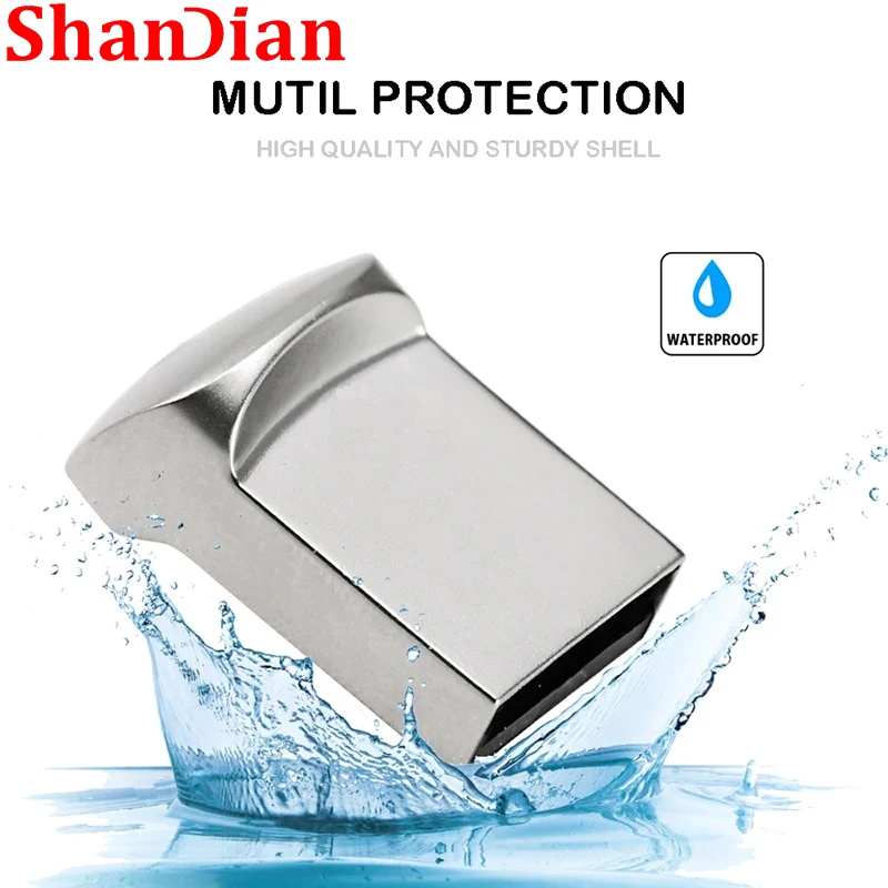 Shandian Flash Disk Ultra Mini Usb Flash Drive Memory Stick Pen Drive 4Gb 16Gb 32Gb 64gb Pendrive Flash Drive Met Touw