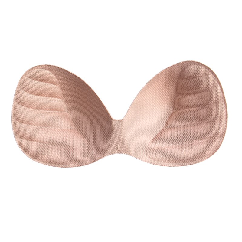 Body-fit kvinder badedragt pad indsæt bryst bh enhancer push up bikini polstret indsatser bryst usynlig pad: Nd