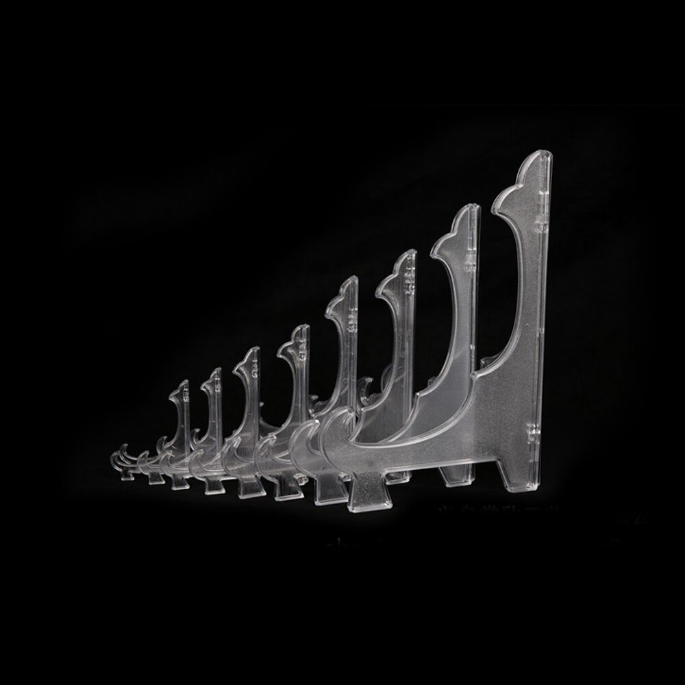 Multifunktions billedramme display staffeli pladeholdere gennemsigtige display reol hylder svamp holder støtte tilbehør