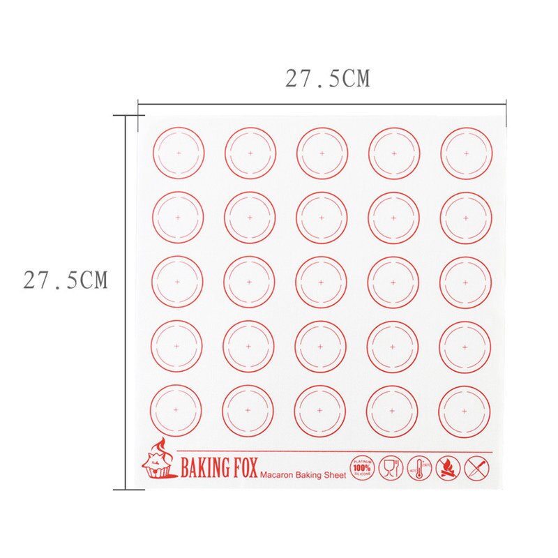 Alfombrilla de silicona para masa de 40x30cm, 44 círculos para horno de repostería, hoja para hornear Pasta, tapete antiadherente para herramientas de pastel: YELLOW