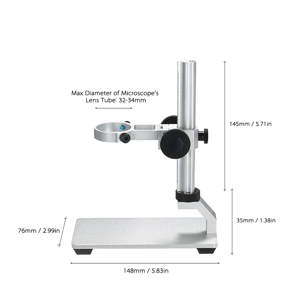 Universal Microscope Aluminium Alloy Stand Bracket... – Grandado