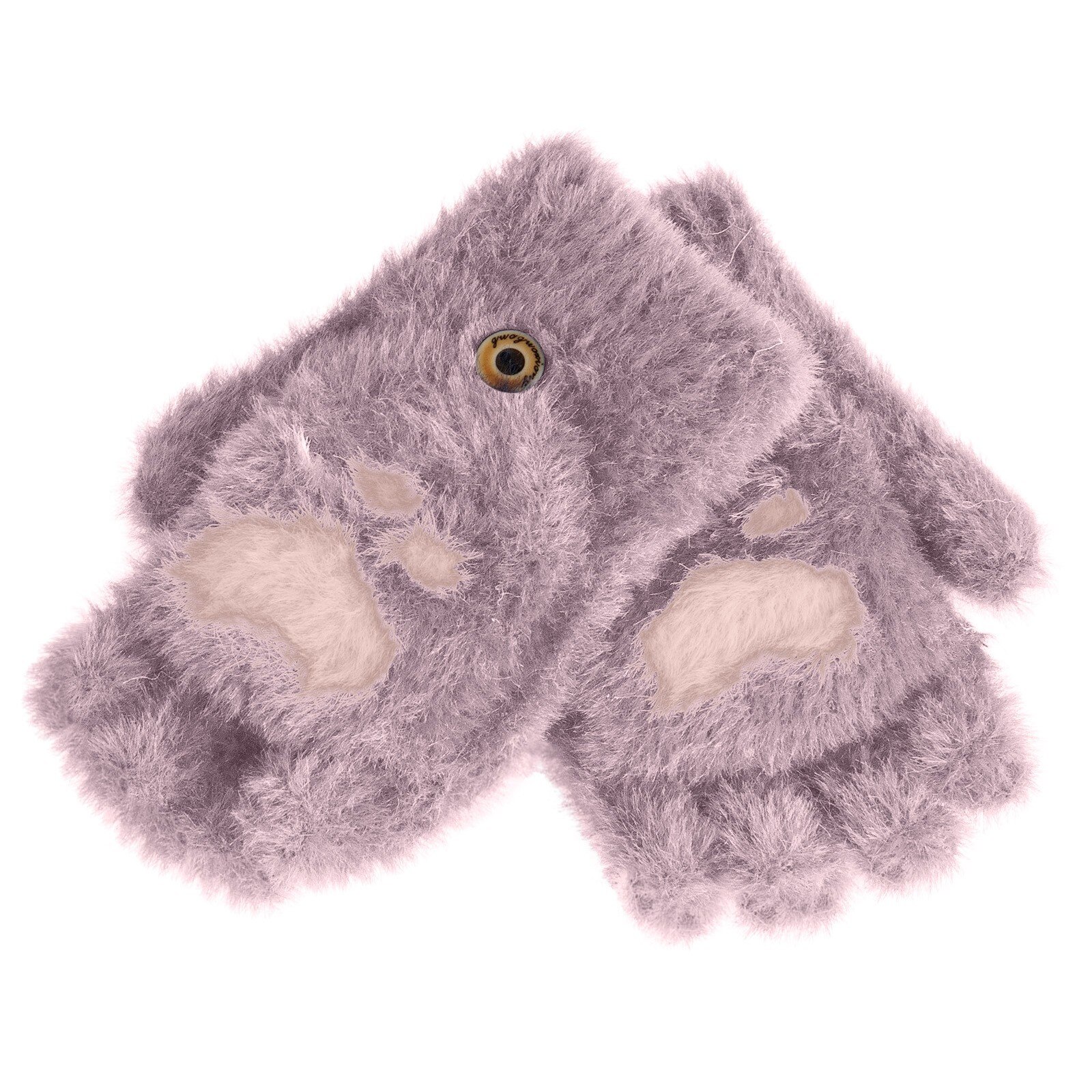 Handschuh Winter Frauen Warme Winter Warm Halten Kaschmir Schöne Druck Weave Gestrickte Flip Handschuhe Fäustlinge Plüsch Kurze Finger Handschuh