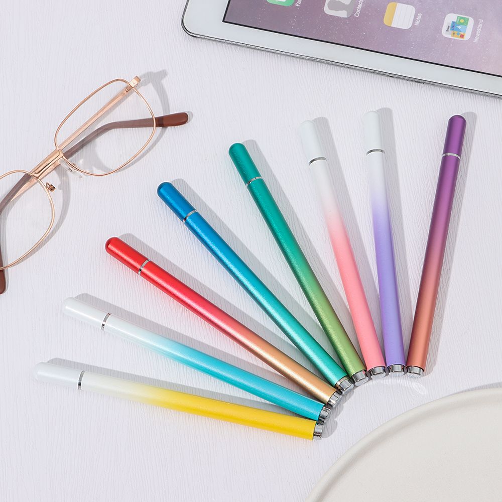 Gradient Color Stylus Pen Lightweight Replaceable Drawing Tablet Pens Capacitive Screen Stylus Touchpen Tablet Phone Accessories