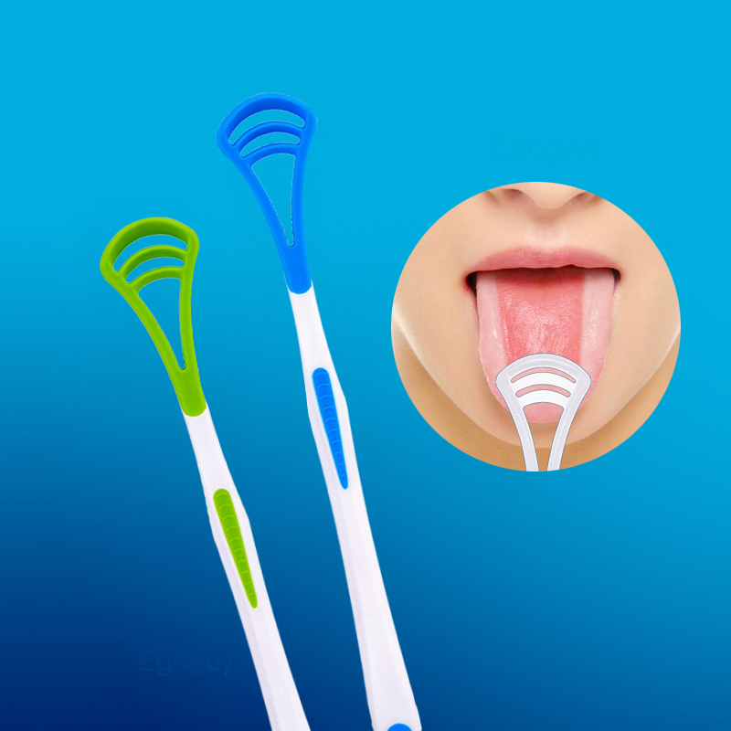 Raspador de lengua de doble uso, limpiadores reutilizables, cepillo de limpieza para la salud bucal, cuidado de higiene, cepillo de dientes, raspado de aliento fresco, 1 ud.
