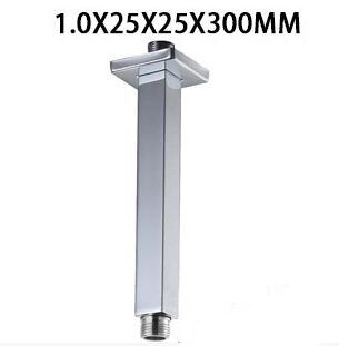 Ceiling mounted shower arm stainless steel 25cm/30cm/60cm shower arm chrome finished