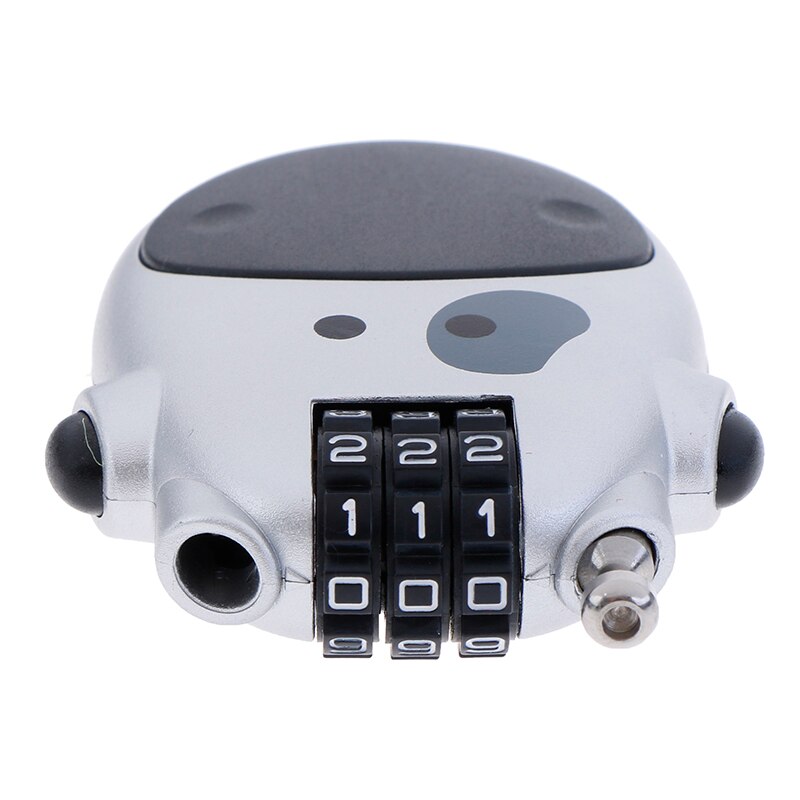 1pc uniwersalny kask motocyklowy blokada hasła teleskopowa lina stalowa stalowa linka zamek szyfrowy samochód sanki kask blokada czarny srebrny