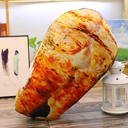Siipikarja kala paistettu ruoka pehmo täytetty nukke puutarha grilli sisustus rekvisiitta aikuisten lelut sweetbell punapippuri kalmari makkara välipala tyynyt: Kalalohko 60cm