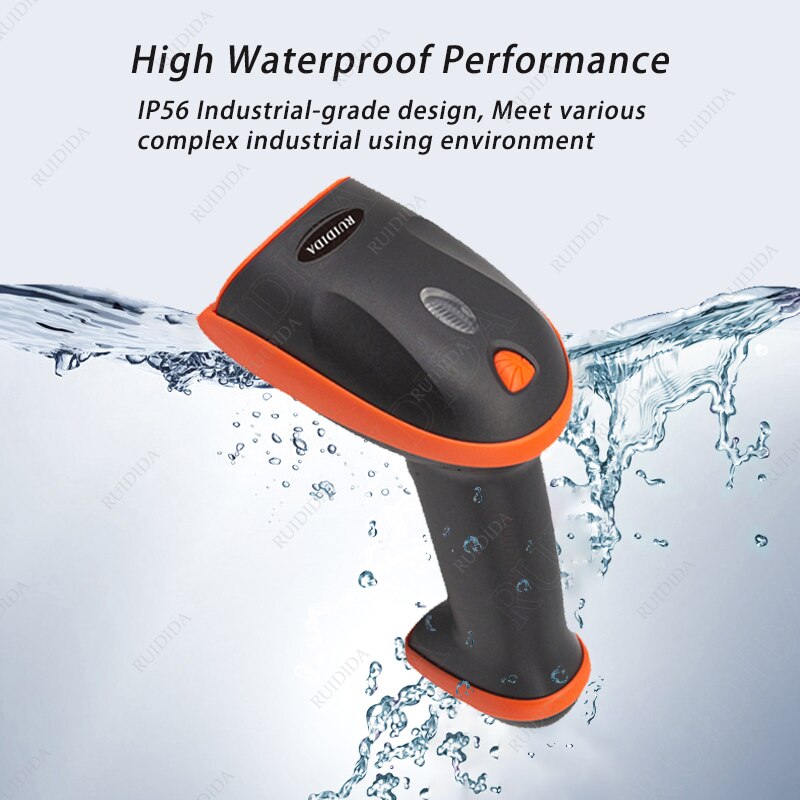 Bluetooth Barcode Scanner 2D Drahtlose Bar code Scanner 2d QR Code Reader Verdrahtete Handheld Reader PDF417 für IOS Android Telefon PC