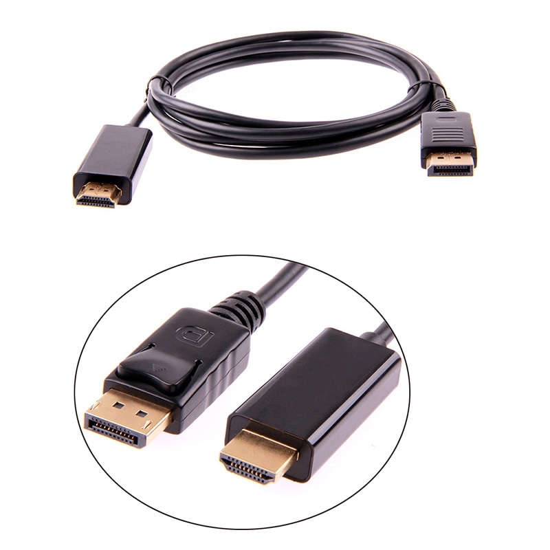 DisplayPort Display Port 1.8M / 6FT 3M 10FT DP Male to HDMI-compatible Male M/M Cable Adapter