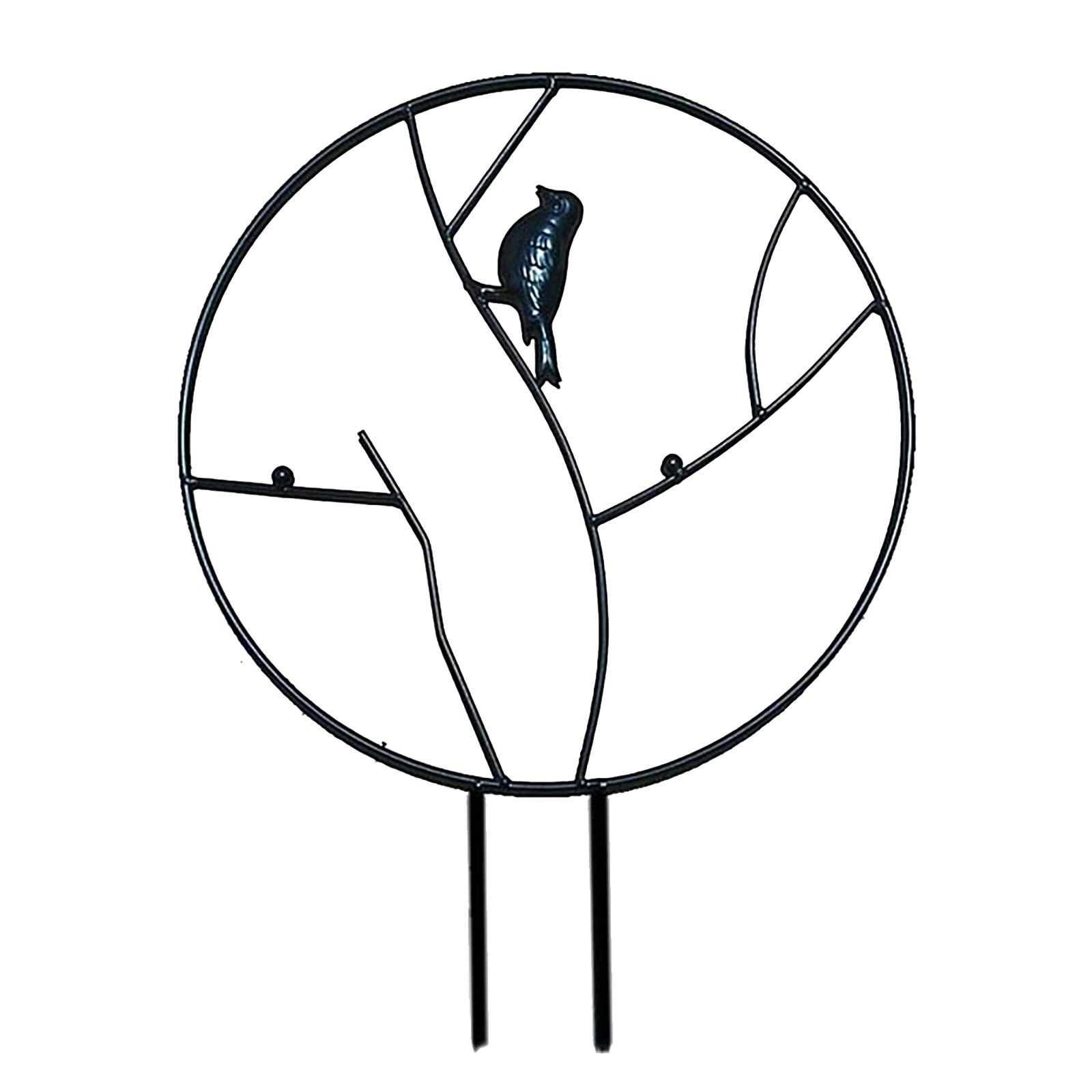 Climbing Plant Garden Taid Retro Potted Plant With Round Rustproof Metal Bird Durable Climbing Plant Support Garden Tool 30cm