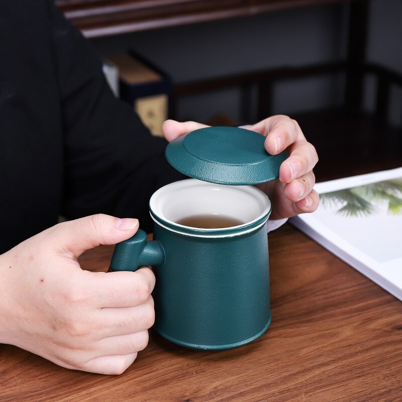 With Infuser Beautiful Tea Cup Japanese Style Tea Cup Ceramic Tea Sets Tea Pots Ceramic Cups Mug Personality