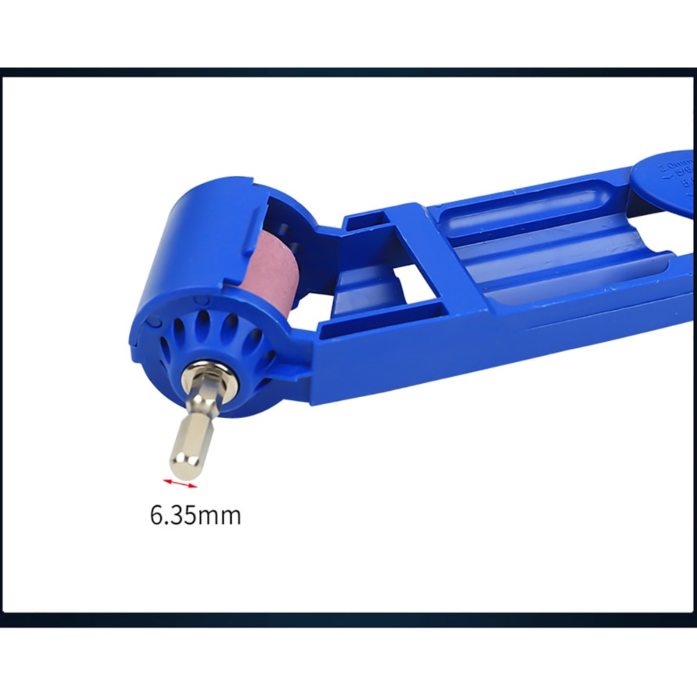 1 Uds portátil afilador de brocas para taladro de corindón de rueda afilador pulidor auxiliar para perforación pulido amoladora herramienta