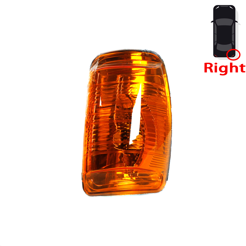 K-Auto Seite Hinten Spiegel Blinker Licht Lampe Abdeckung Für Ford Transit MK8 BK31-13B382-BA BK31-13B382-AA: Gelb Rechts Seite