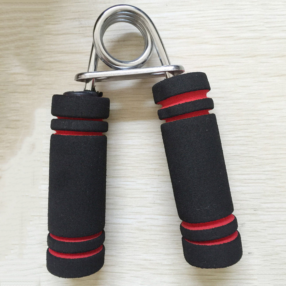 Fingers Gripper Exerciser Power Hand Grip Strength Muscle Training Forearm Wrist Fingers Gripper Daily Exercise Gym Fitness Tool: Red