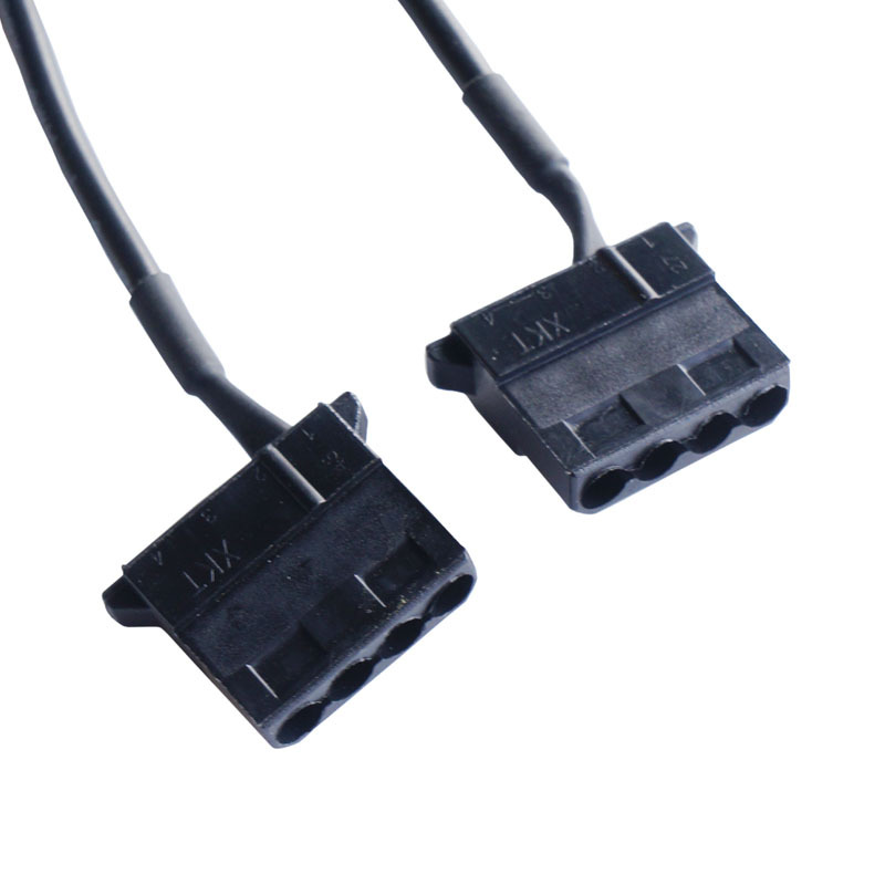 Cable de alimentación USB a ventilador Molex grande de 4 pines, adaptador de caja de computadora, 12V, 4 pines, hembra a 5V, macho