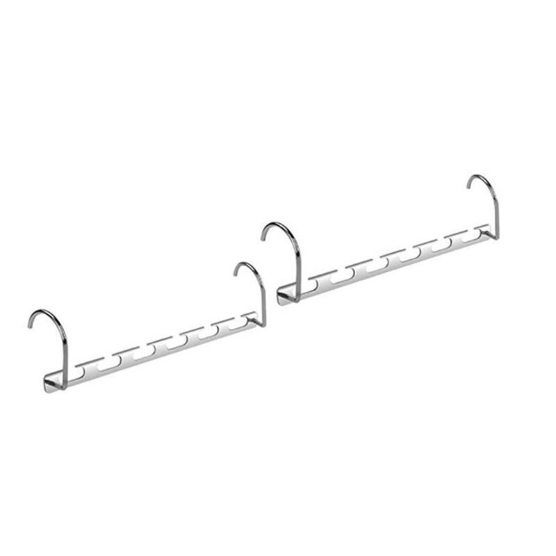 Multifunctional Space Saving Metal Hangers Magic 6 Grooves Clothes Closet Organizer Iron Clothes Drying Rack Bedroom Supplies