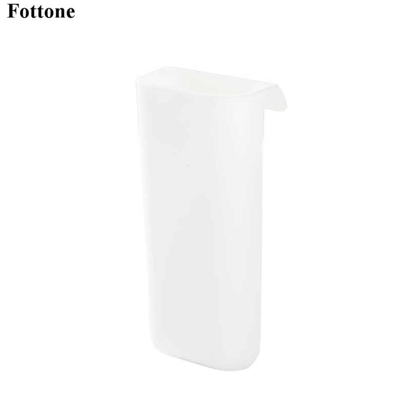 Fottone Computer Monitor Pen Holder Desktop Boxes Stationery Storage Office Desk Organizer Accessories Pencil Container Case A20: White  length