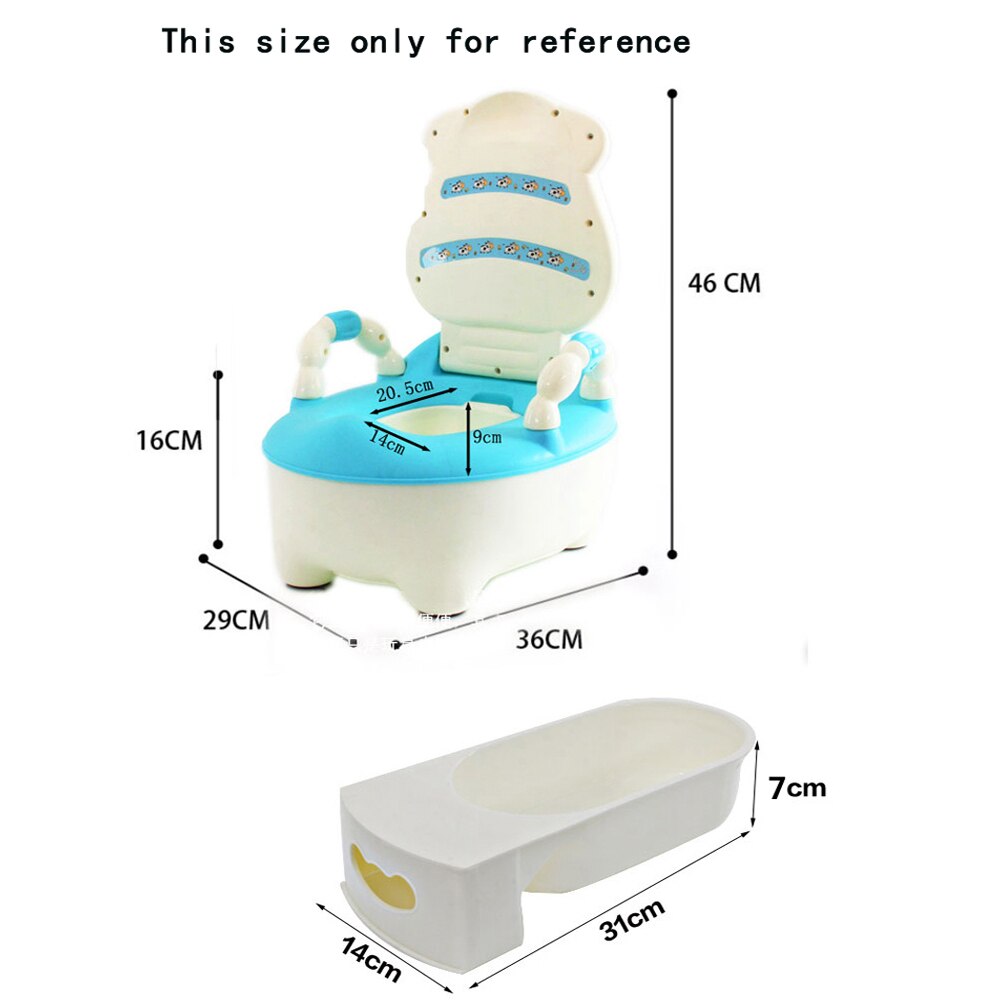 Bébé Pot multifonction bébé toilette vache enfants Pot formation siège de toilette enfants chaise Pot de toilette urinoir pour Pot gratuit brosse