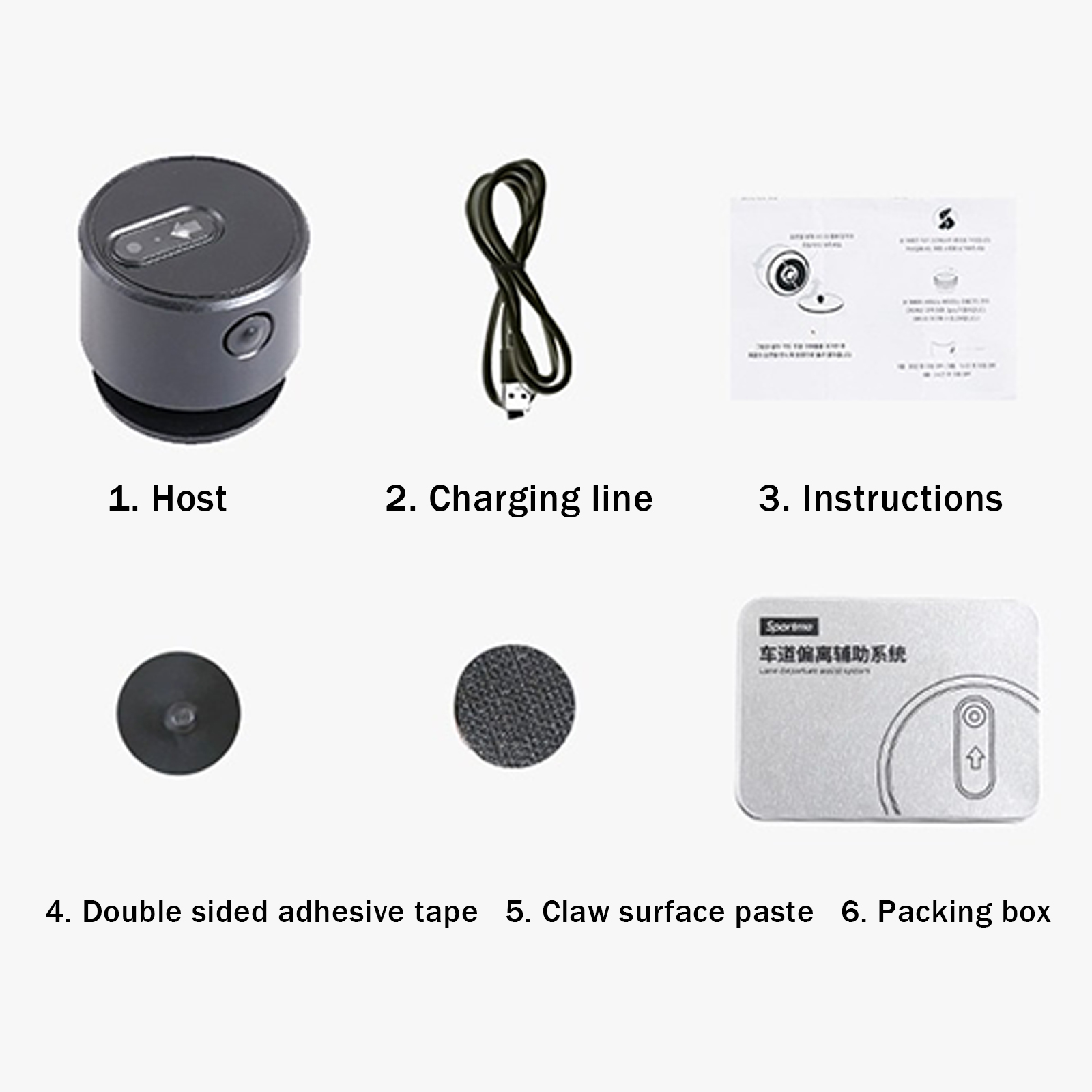 Car Lane Departure Warning Assist System LED Projection Light Anti-collision Car Safety Driving Universal for Cars/SUV/Truck