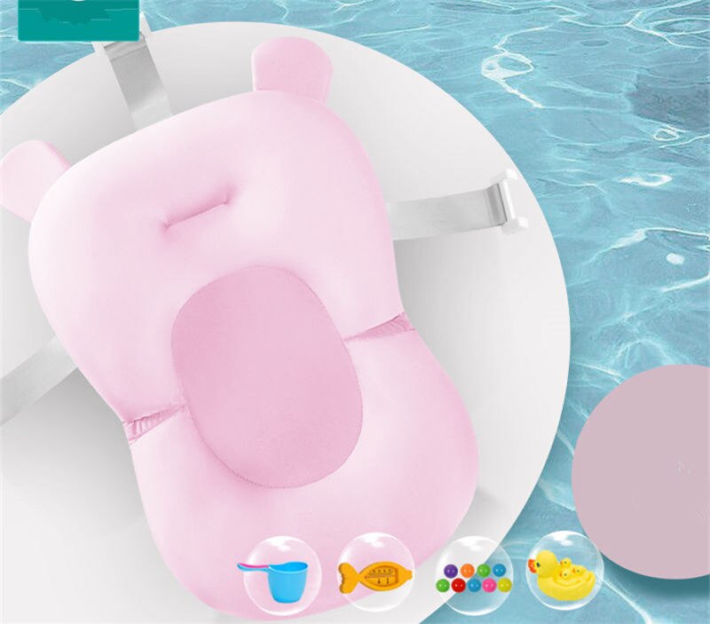 Draagbare antislip badkuip cartoon kleur bal speelgoed badstoel beugel beugel kussen: 04