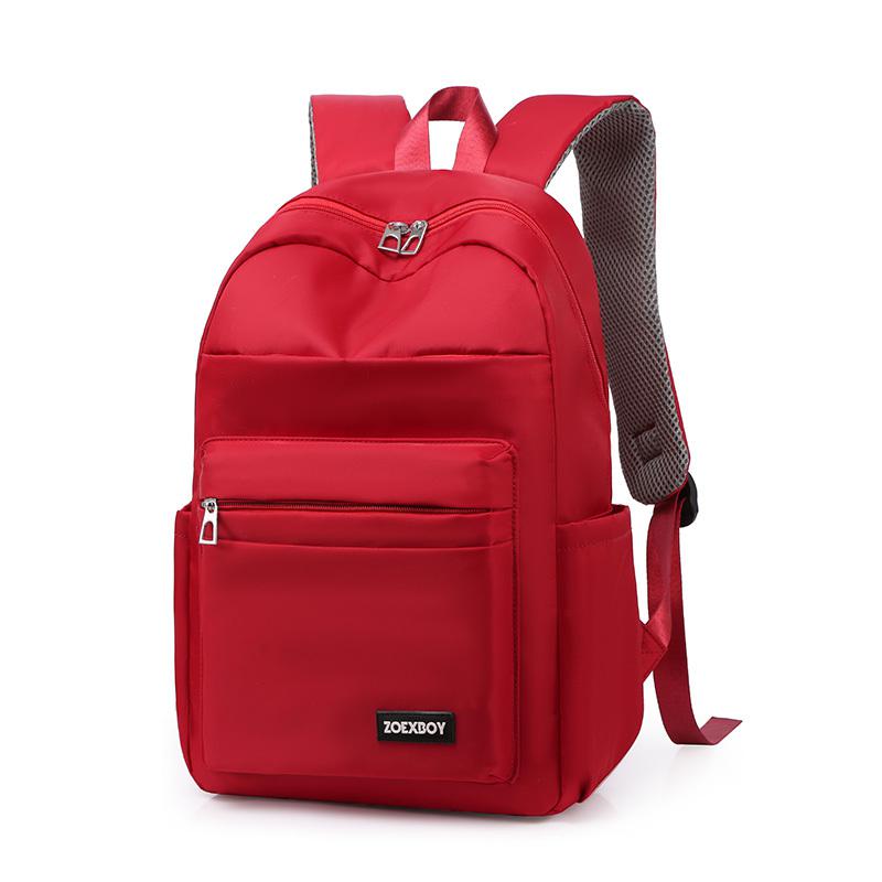 Rugzak Vrouwen Laptop Rugzak Reizen Rugzak Schooltassen Voor Tienermeisjes Vrouwelijke Schoudertas Mochila Mujer: Red