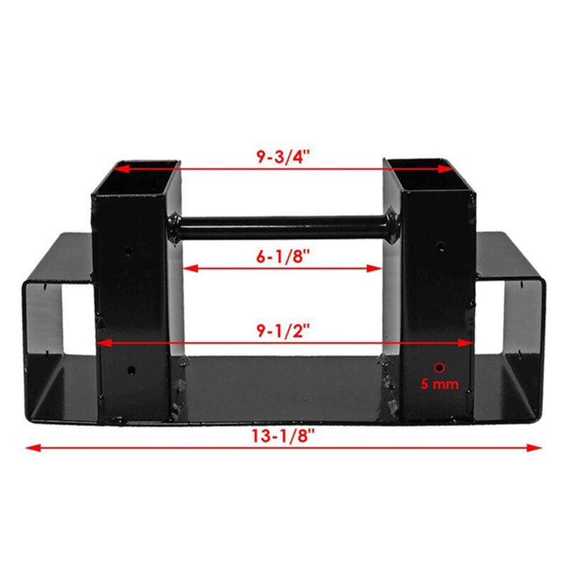 Firewood Log Storage Rack Bracket Kit with Screws Fireplace Wood Storage Holder Adjustable for Indoor/Outdoor Black H88F