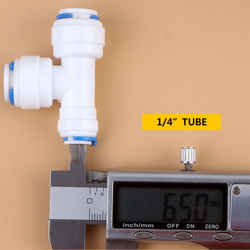 Tubo de conexión rápida en T de 1/4 ", 3/8" a 3/8 "de diámetro Chang 233mm, MM, MM, conexión rápida