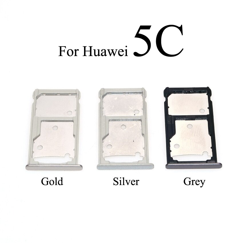 YuXi Sim Card Tray For Huawei Honor 5C 5X 6A 6X Sim Card Slot Tray Holder Micro SD Adapter Replacement Parts