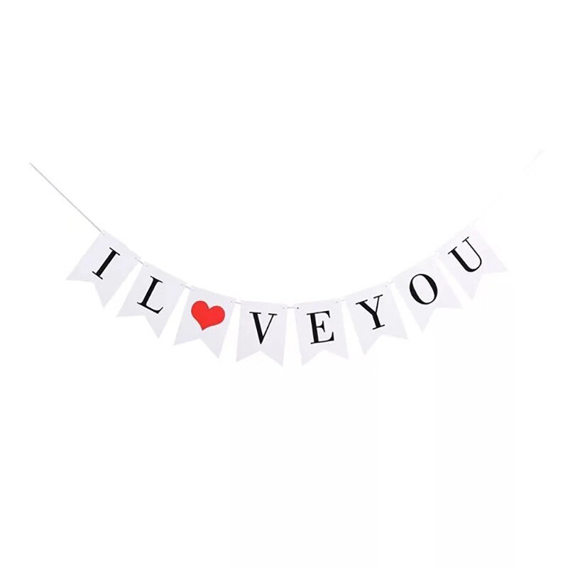 Banderines de boda Vintage Just Married, cartel de boda, decoración de boda, propuesta de amor, para: ILY