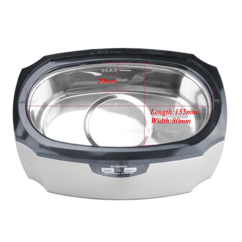 Mini Small Household Ultrasonic Cleaning Machine Ultrasonic Glasses Watch Small Jewelry Cleaning Equipment Cleaner D-2000