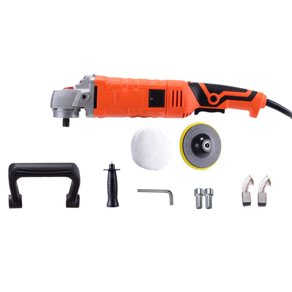1580W 220V Mini Polishing Machine Grinder Car Polisher Sanding Machine Orbit Polish Adjustable Speed Sanding Waxing Power Tools