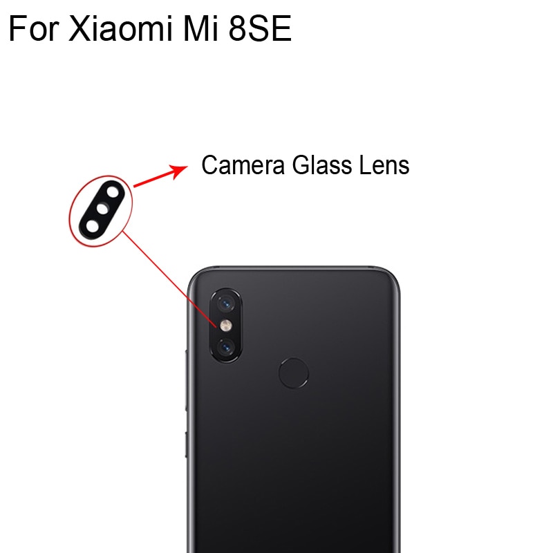 Original For Xiaomi Mi 8 SE se Rear Back Camera Glass Lens For Xiaomi Mi 8SE Repair Spare Parts XiaomiMi8SE Replacement