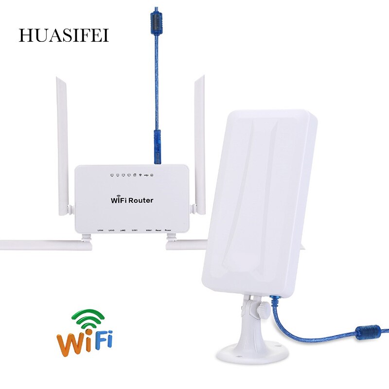 300mbps Wireless WiFi Router + High Gain WiFi USB Adapter High Power Amplifier Extended WiFi Signal Router Signal Amplifier