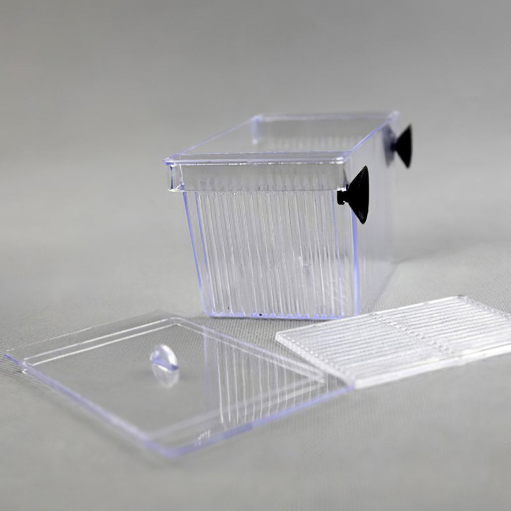 Transparent Acrylic Fish Tank Breeding Isolation Box Aquarium Hatchery Incubator Holder Fish Breeding Box