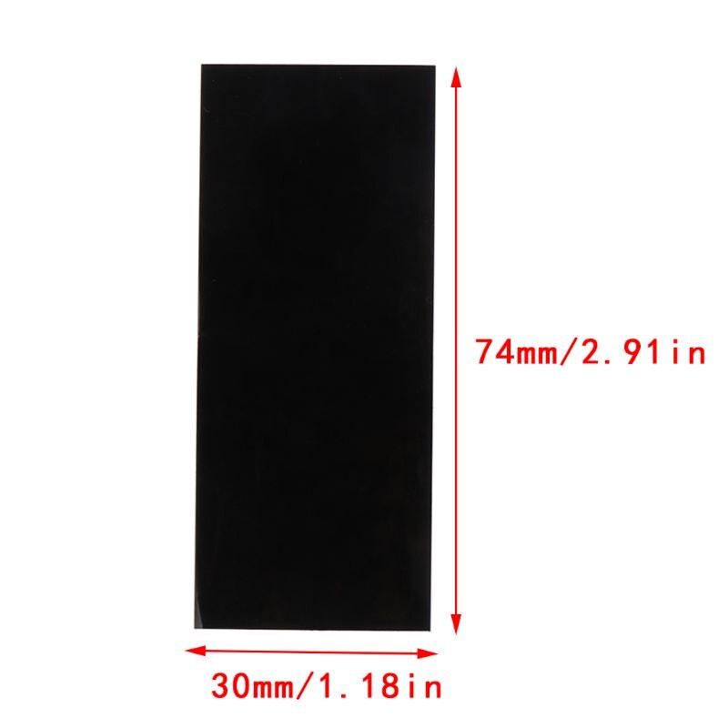 100Pcs/Bag 18650 Lithium Battery Encapsulation Tube PVC Heat Shrink Tubing Wrap Battery Cover Skin Insulation Film