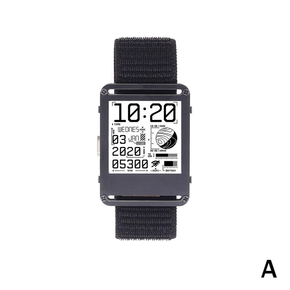 Watchy ESP32 pantalla de tinta de reloj electrónico programable puede cambiar libremente fondos de pantalla consumo de energía ultrabajo ángulo de visión amplio: Default Title