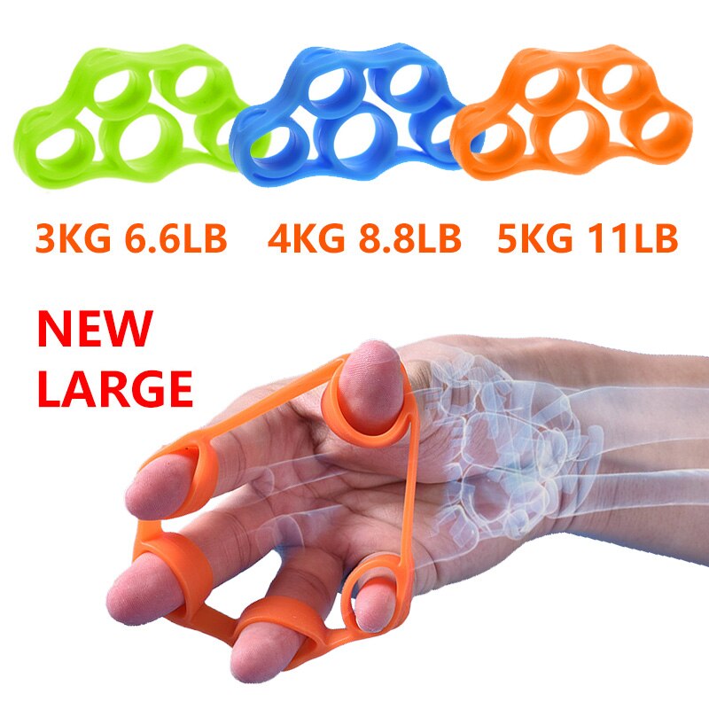Silicone finger clip strength trainer resistance band hand shake wrist exercise stretching resistance finger trainer exercise fi