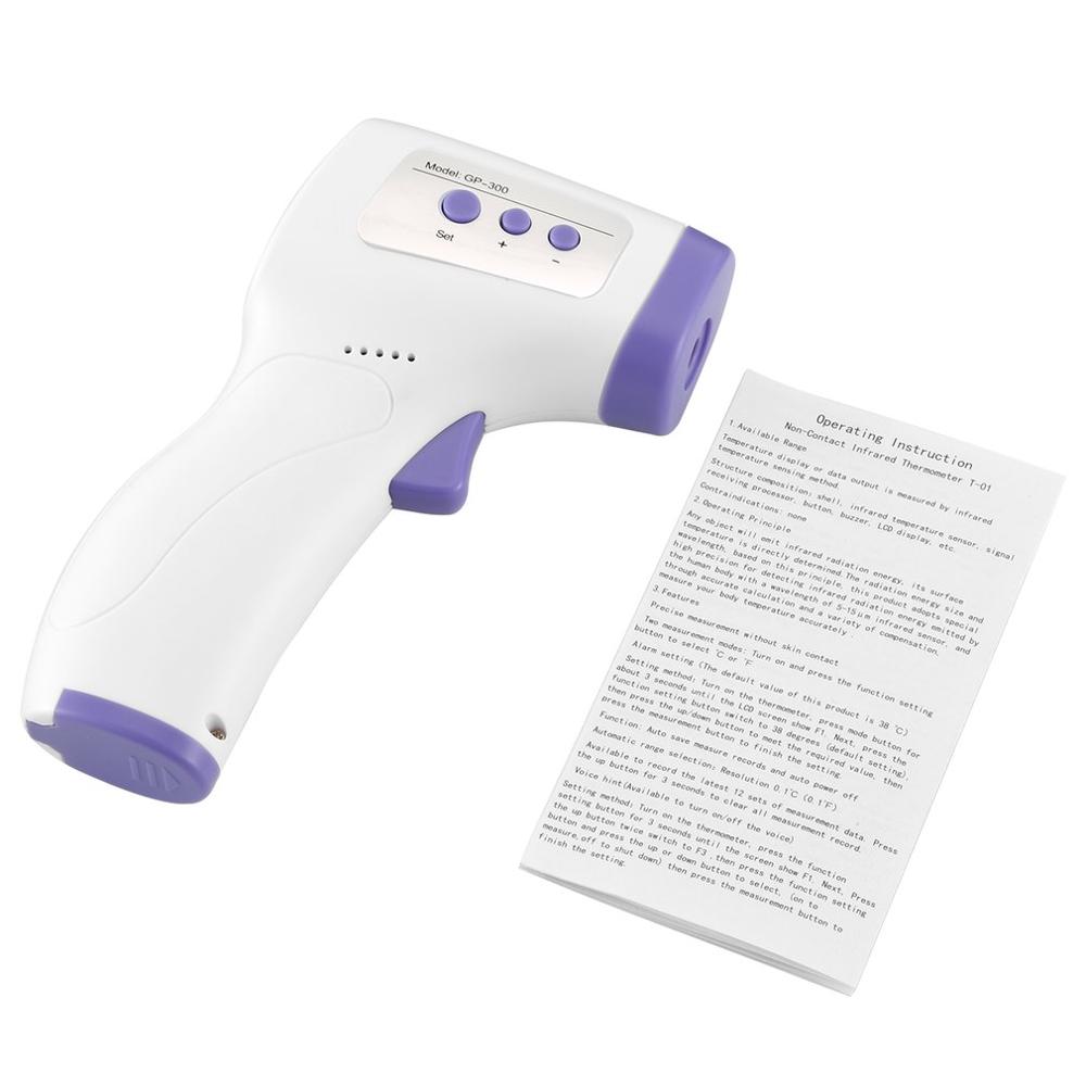 Handheld Infrared Thermometer Fast Speed High-temp Warning Accurate Infrared Thermometer Home Handheld Thermometer EW-01