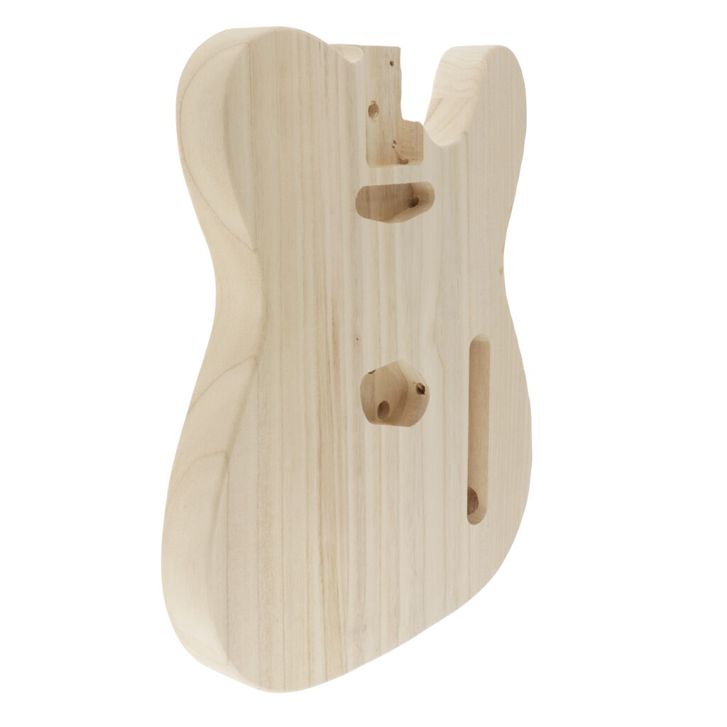 Handgemaakte Massief Uitgeholde Schuren Gitaar Hout Elektrische Gitaar Body Vat Voor Telecaster Stijl Elektrische Gitaar Diy Vervanging