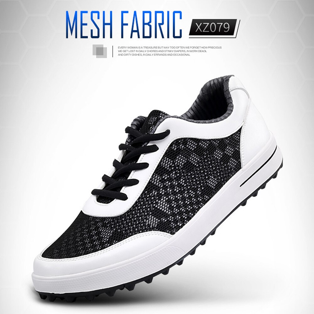 TaoBo – chaussures de Golf respirantes et imperméables pour hommes, baskets de sport, d'entraînement, avec boutons rotatifs et boucle,