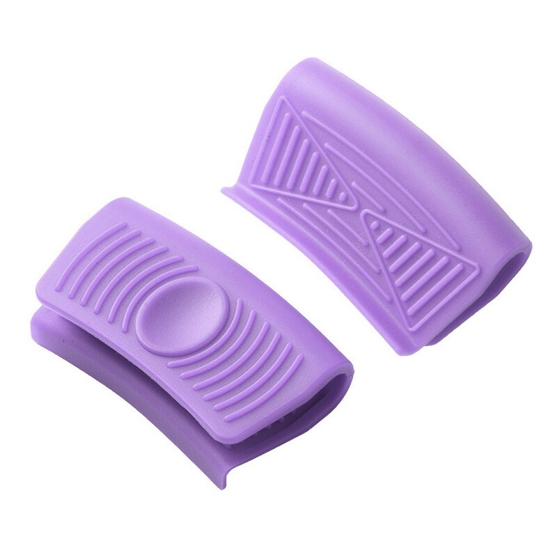 Pan Handvat Mitts Cover Keuken Silicone Panhandle Pot Mitts Cover Isolatie Non Slip Handvat Siliconen Case Anti-Broeien Oren