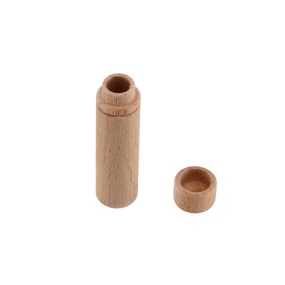 2 Pcs Wood Needle Case Portable Mini Sewing Needles Storage