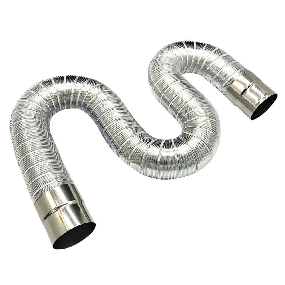 Fireproof gas water heater stainless steel 150mm aluminum strong universal exhaust pipe / extension tube length