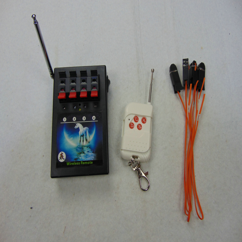 24 sinais fogos de artifício sistema iluminação controle remoto receptor ZY04R-3 máquina casamento sem fio frio led fonte festa palco: 1
