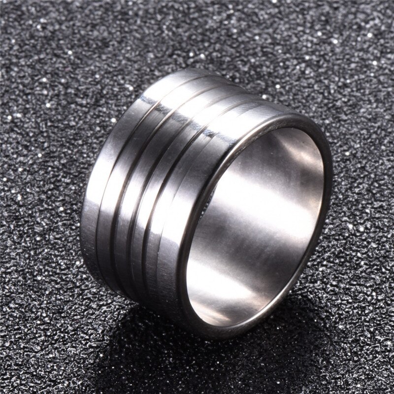 Cool vintage brede ringe til mænd bikerringe rustfrit stål støbning smykker os størrelse 7/8/9/10/11 mesterskabsringe bijoux