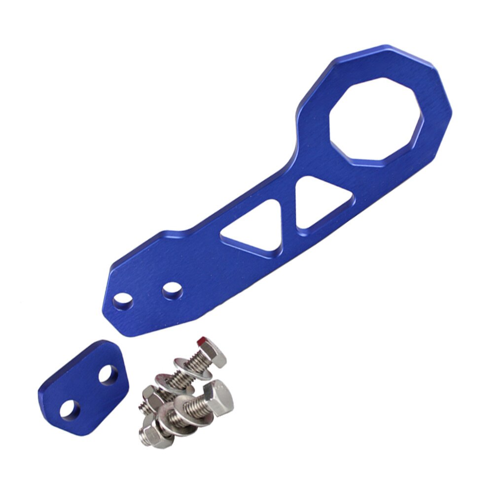 Universal Aluminum Alloy Car Auto Rear Bumper Trailer Hook Towing Tools for JDM Quick Deliver: Blue