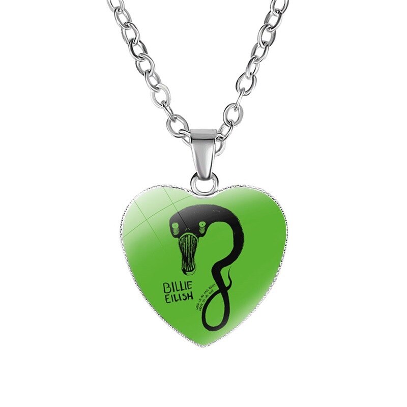 12 Style Billy Irish Love Pendant Necklace for Girl Student Friends Clavicle Chain Women's Jewelry: 3