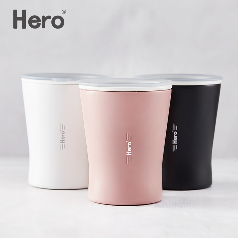 280ml kaffekoppar skyddade resekoppar bil kaffemugg emaljmuggar skyddsbara mjölktemugg återanvändbara kaffemuggar i rostfritt stål