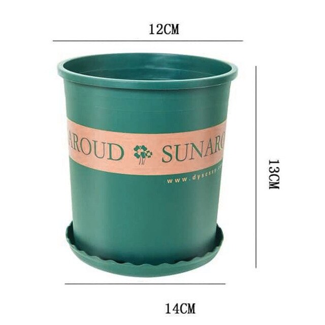 1PC Plastic Gallon Flower POT Tray Genuine Flowerpot Dwarf Pot Root Control Pot Resin Plastic Pot For Home Gardening Balcony: 0 5 Gallon